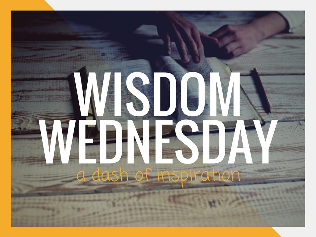 Wisdom Wednesday (January 24)  Vincent Woodard